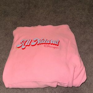 Champion pink hoodie